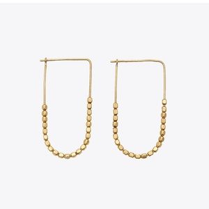 Nisolo brass beaded earrings
